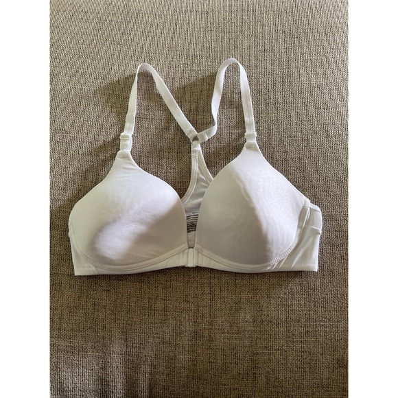 Warner's Women's White Front Clasp‎ Razor Back Bra Size 34B - Picture 1 of 8